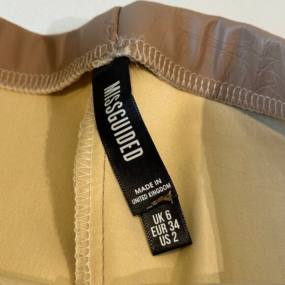 Missguided Faux Leather Pants - Picture 4 of 8